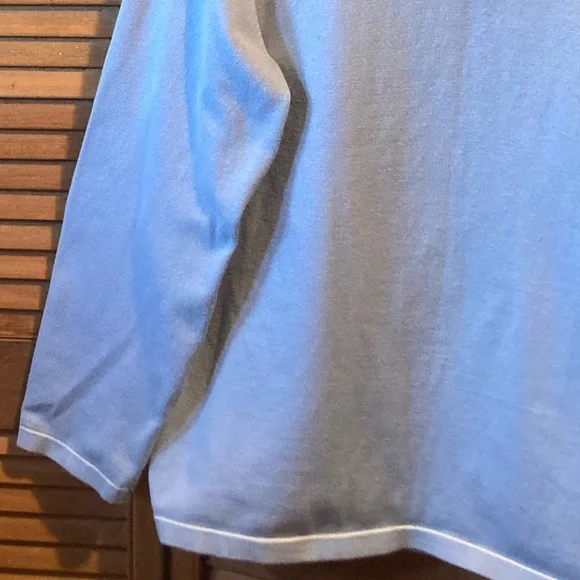 Vintage Van Heusen Powder Blue & White Cardigan Set - Picture 14 of 16